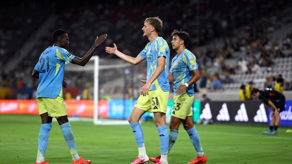 Philadelphia Union celebra gol en la semana 26
