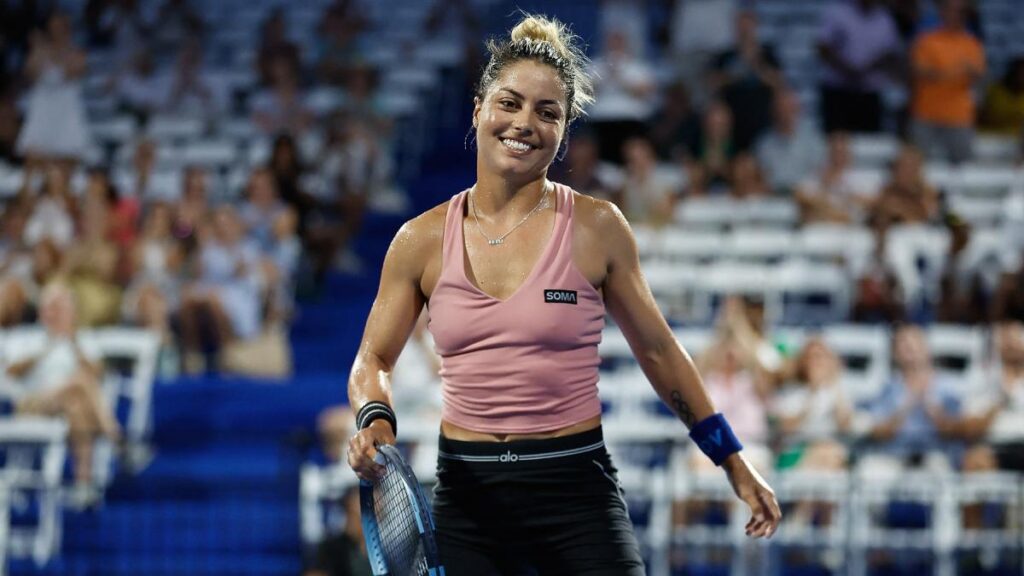 Renata Zarazúa durante un partido del WTA 250 Memphis Classic 2026