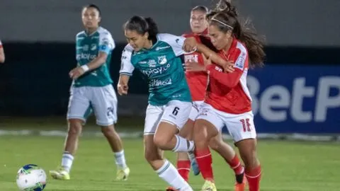 Deportivo Cali golpea primero: vencE 3-2 a Santa Fe en una final llena de goles