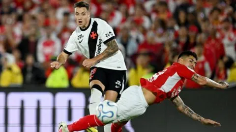 Vasco da Gama sale fortalecido de Bogotá: en Brasil celebran el empate ante Santa Fe