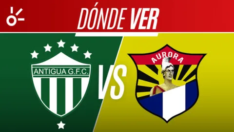 Antigua GFC vs Aurora en vivo: dónde mirar la Liga de Guatemala 2026