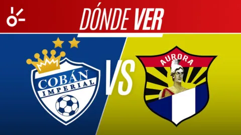 Cobán Imperial vs Aurora en vivo: dónde mirar la Liga de Guatemala 2026