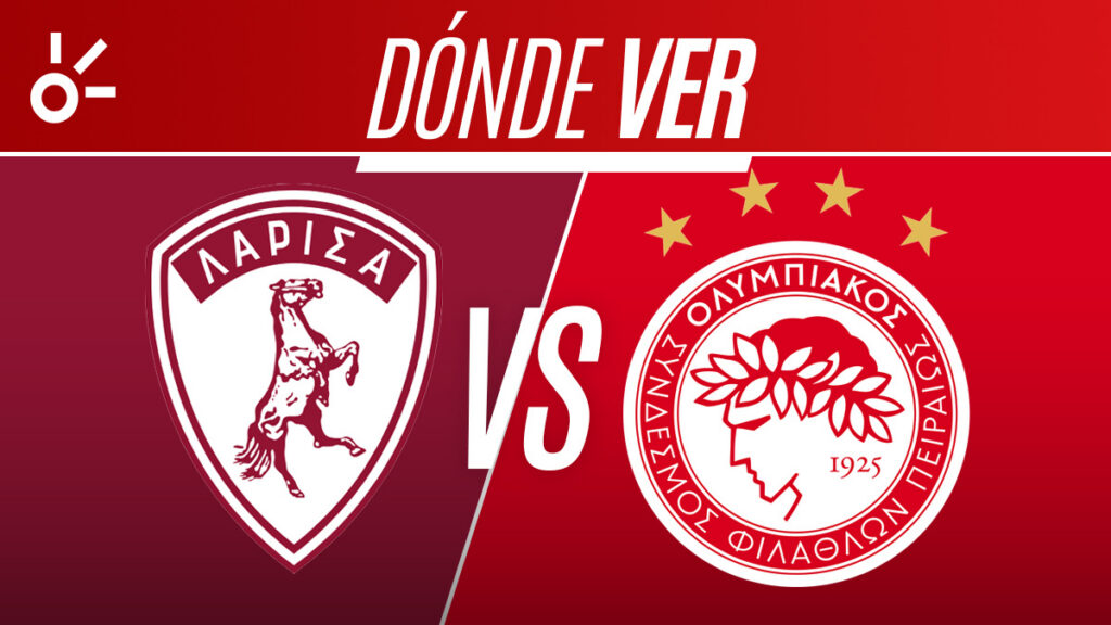 AE Larissa vs Olympiacos: dónde ver en vivo el primer partido de la Copa de Grecia de Armando 'La Hormiga' González