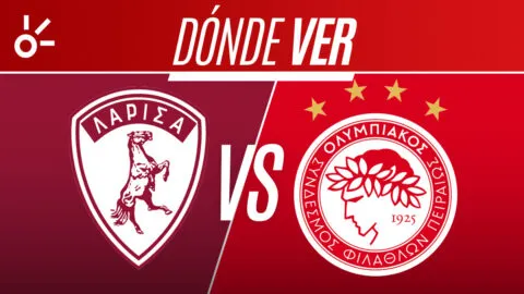 Hormiga González en vivo: horario y donde ver el AE Larissa vs Olympiacos de la jornada 1 de la Copa de Grecia 2026