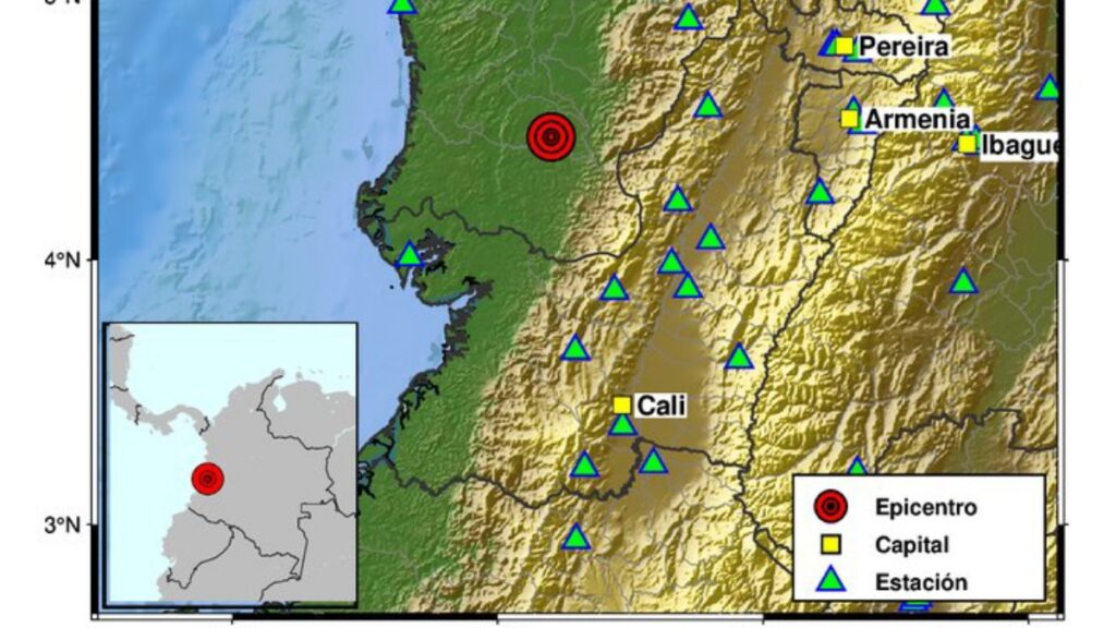 Nuevo temblor en el departamento del Chocó