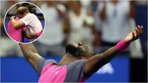 De estar eliminado a semifinalista: Tiafoe firma remontada épica y deja a Michelsen entre lágrimas en el US Open