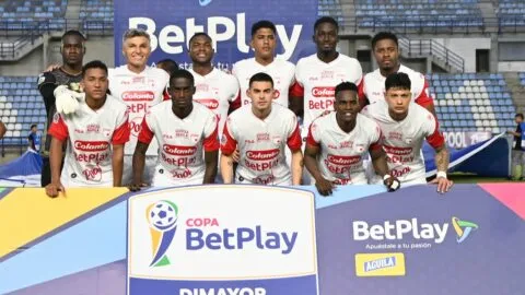 Santa Fe cumple la tarea en Santa Marta y avanza a los octavos de final de la Copa BetPlay