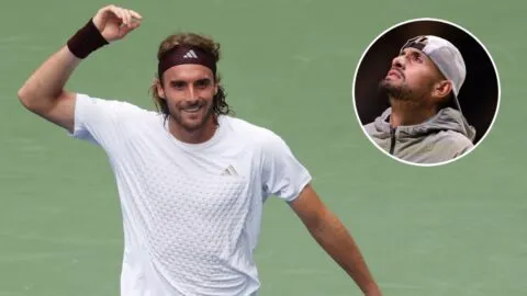 Tsitsipas reacciona a la suspensión de Kyrgios por cocaína: “Se veía venir; me sorprende que llegara tan tarde”