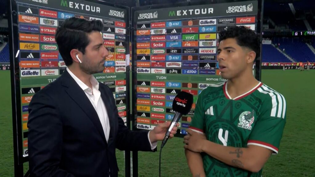 Víctor Guzmán habla tras el amistoso de la Selección Mexicana contra Perú