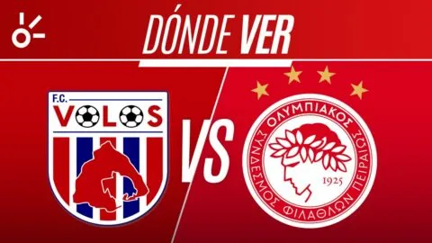 Hormiga González en vivo: horario y donde ver el Volos NFC vs Olympiacos de la jornada 3 de la Superliga de Grecia 2026
