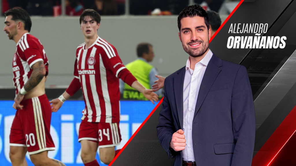 Armando González y su gol con Olympiacos