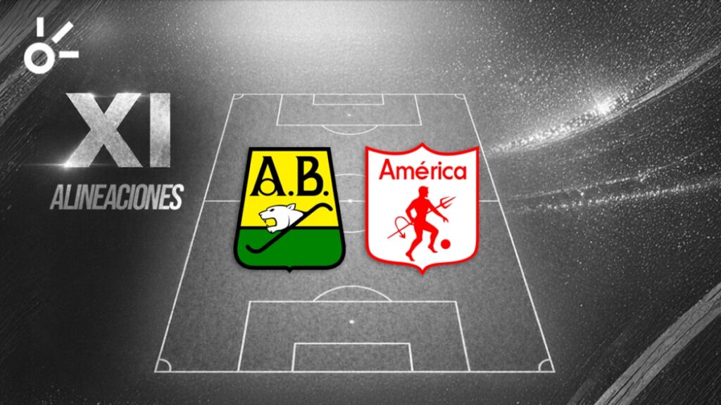 Alineaciones Bucaramanga vs América por la Liga BetPlay