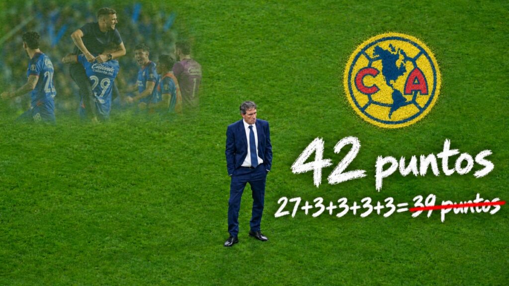 El América no romperá el récord de puntos de Cruz Azul
