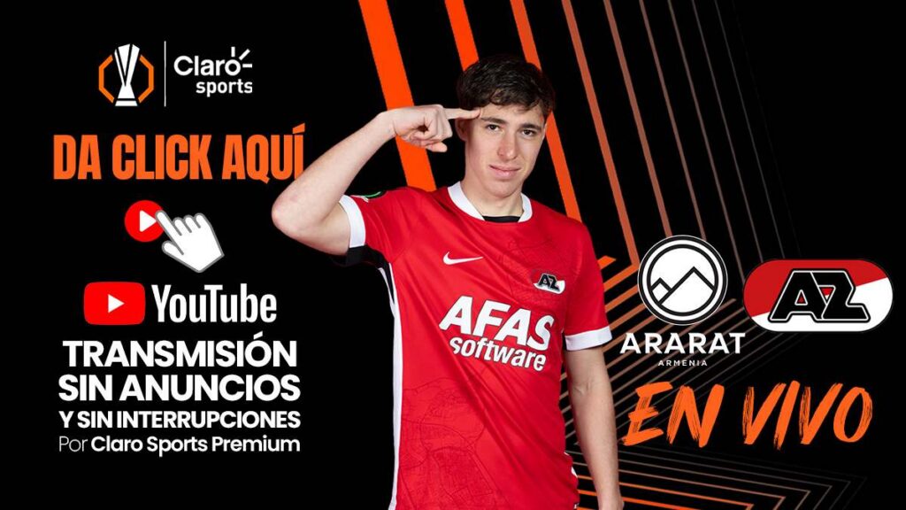 Europa League en vivo, fútbol Ararat Armenia vs AZ Alkmaar jornada 3