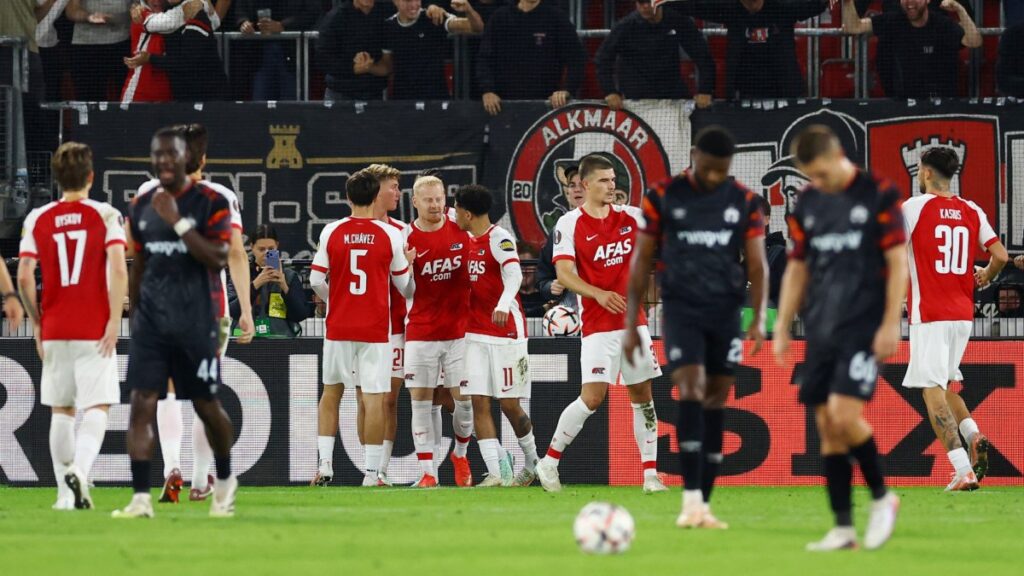 El AZ Alkmaar de Mateo Chávez conquista su primera victoria de la Europa League