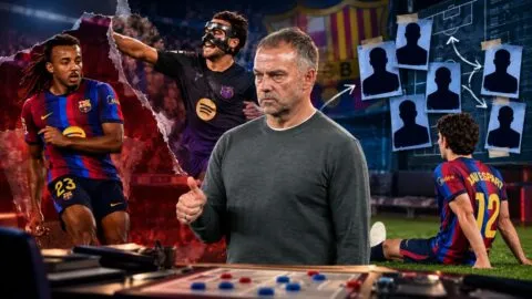 ¡Crisis defensiva en el Barcelona! las alternativas de Flick ante una plaga de lesiones
