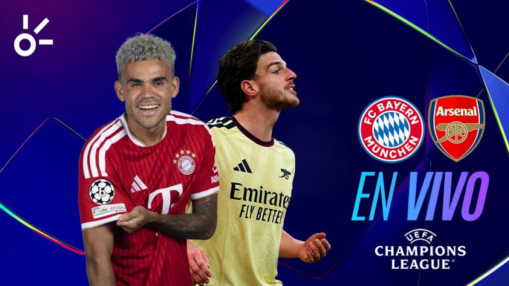 Directo del partido entre Bayern Munich vs Arsenal.