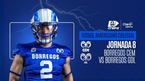 Borregos CEM vs Borregos Guadalajara en vivo: transmisión de la Semana 8 de la ONEFA 2026, hoy 23 de octubre