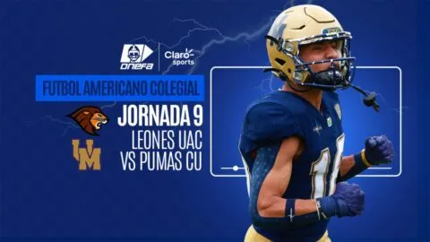 Leones UAC vs Pumas CU en vivo: transmisión de la Semana 9 de la ONEFA 2026, hoy 30 de octubre