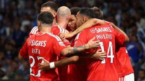 Benfica derrota al Vitoria Guimaraes y es sublíder de la Liga de Portugal