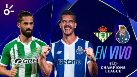 Betis vs Porto en vivo, Champions League 2026: minuto a minuto, goles y resultado de la fase de liga, hoy 14 de octubre