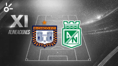 Posibles alineaciones de Boyacá Chicó vs Atlético Nacional por Liga BetPlay Dimayor 2026-II