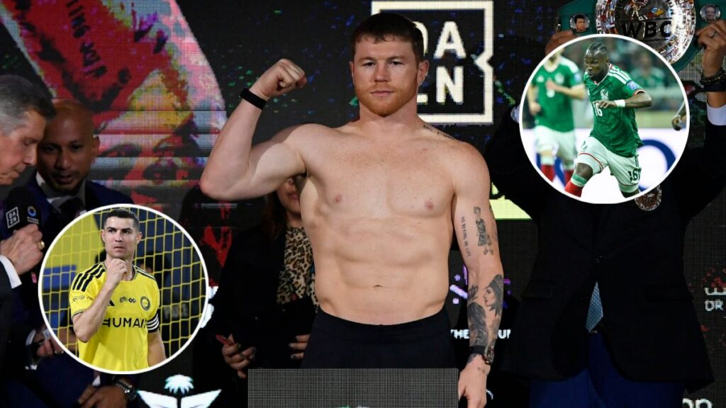 Canelo Álvarez podría estar acompañado de Cristiano Ronaldo y Julián Quiñones para su siguiente pelea