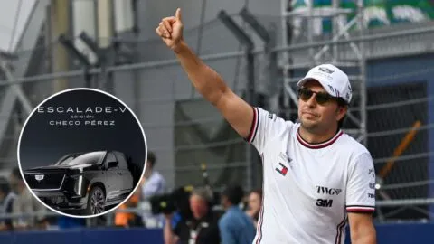 Checo Pérez presenta su Cadillac edición limitada y fija el objetivo: pelear por puntos en 2027