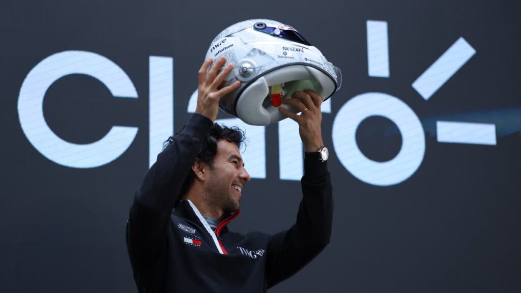 ¿Qué casco utilizará Checo Pérez para el GP México F1 2026?