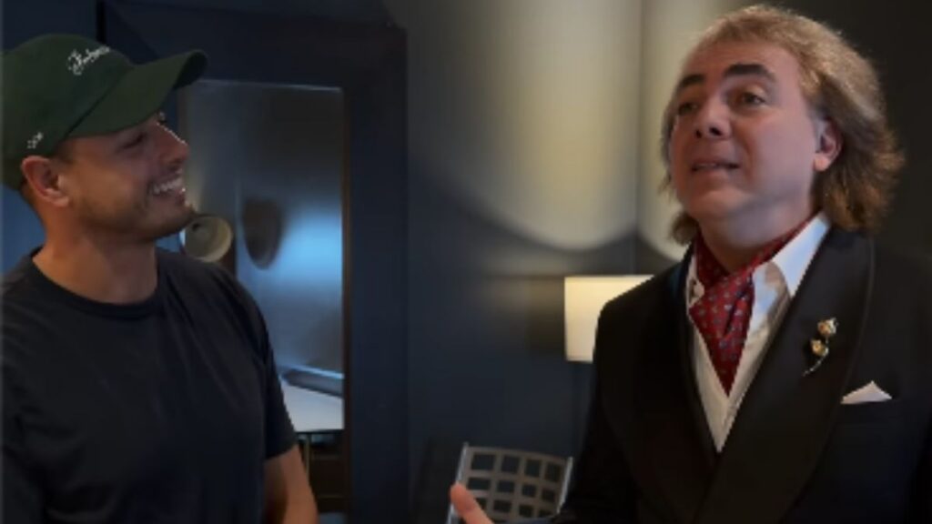 Chicharito canta junto a Cristian Castro