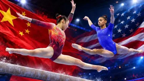 China cambia el mapa de la gimnasia artística y desafía el dominio olímpico de Estados Unidos