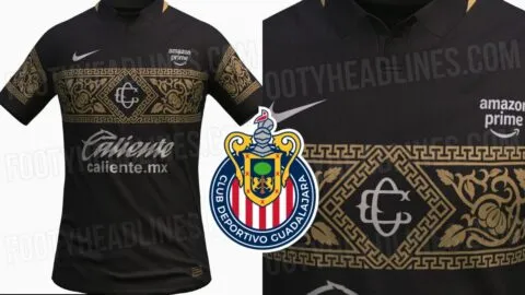 Chivas se viste de mariachi: filtran tercera camiseta del Rebaño en colores negro y dorado