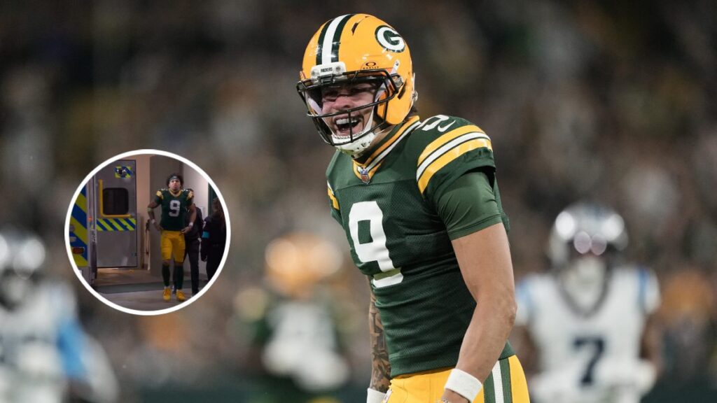 ¡Increíble! Christian Watson sale lesionado, es trasladado al hospital y regresa para jugar con los Packers