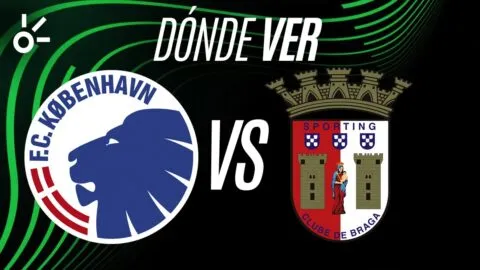 FC Copenhague vs Sporting Braga en vivo, Conference League 2026: horario, alineaciones y dónde ver la jornada 1 de la fase de liga