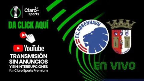 Copenhague vs Braga, en vivo: transmisión del partido de la Conference League 2026, jornada 1