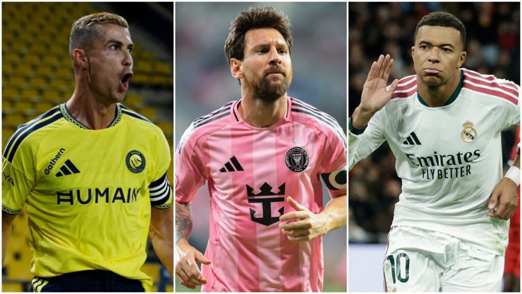 Los futbolistas mejor pagados de 2026: Cristiano Ronaldo amplía su ventaja sobre Messi