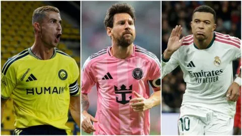 Los futbolistas mejor pagados de 2026: Cristiano Ronaldo amplía su ventaja sobre Messi