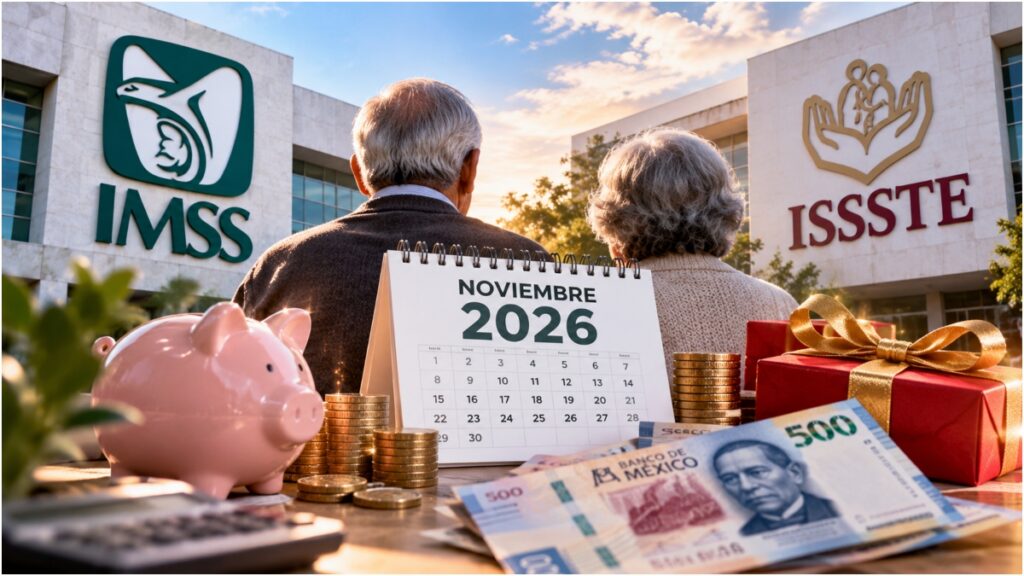 Pensión y aguinaldo 2026: estas son las fechas clave para IMSS e ISSSTE