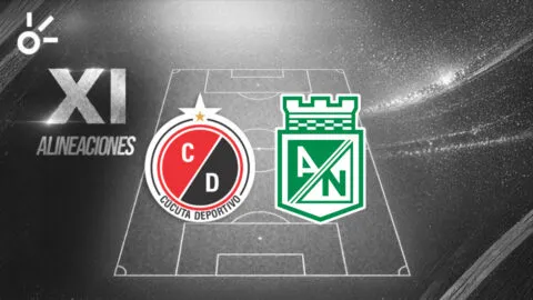 Posibles alineaciones de Cúcuta Deportivo vs Atlético Nacional por Liga BetPlay Dimayor 2026-II