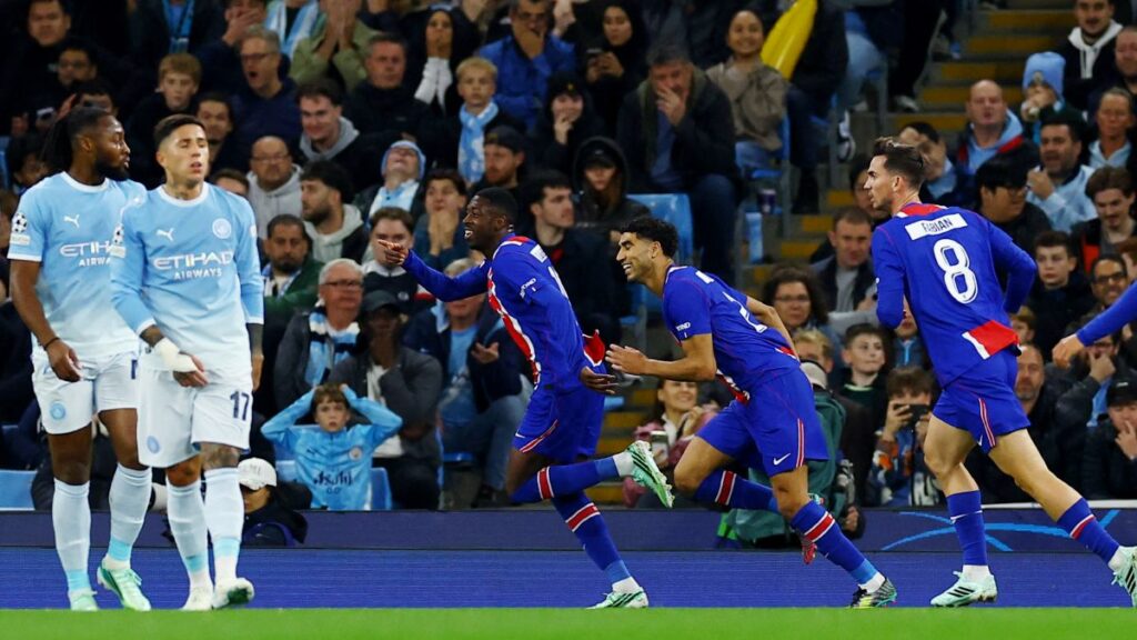 ¡Dembélé castiga al City y aumenta la ventaja parisina!