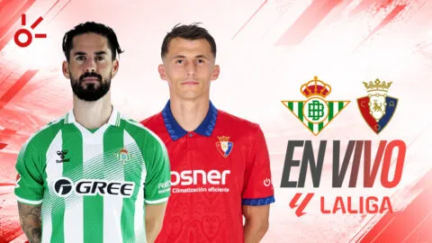 Betis vs Osasuna en vivo LaLiga 2026: resultado y goles de la jornada 8
