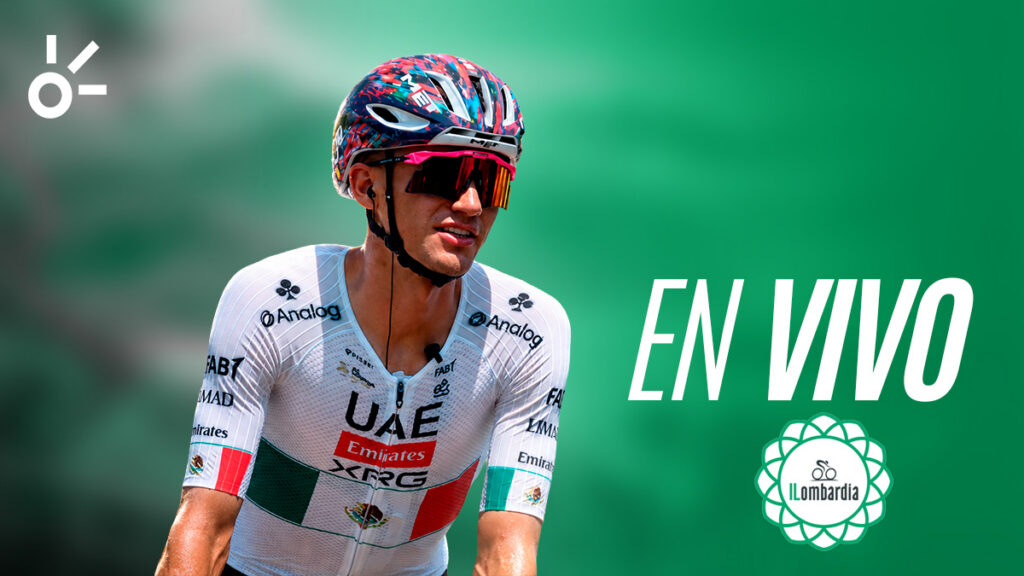 Isaac del Toro en vivo: resultados y posiciones al momento del Giro de Lombardía 2026, hoy 10 de octubre