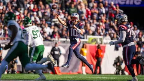 ¡Tres triunfos al hilo! Drake Maye brilla en la victoria de los Patriots sobre Jets