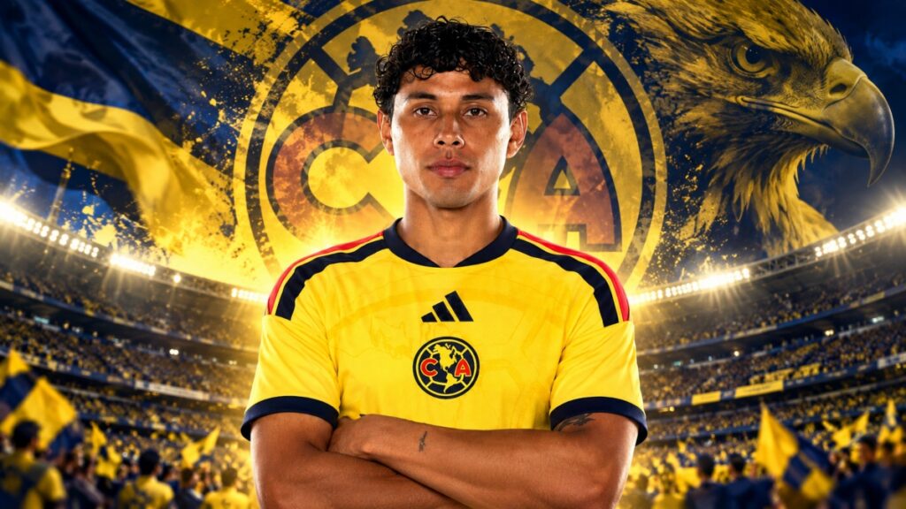 Edwin Cerrillo mediocampista del América