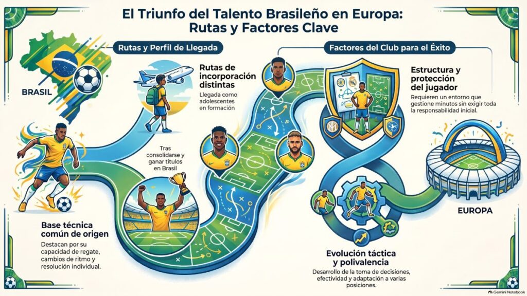 ¿Por qué los futbolistas brasileños triunfan en Europa?