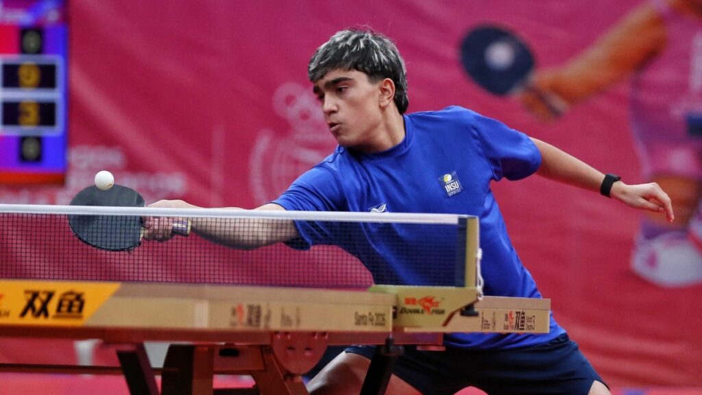 Emanuel Otálvaro fue nombrado el segundo mejor tenista de mesa del mundo sub 17