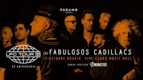 Los Fabulosos Cadillacs llegan a Bogotá y en Claro música están las canciones más icónicas