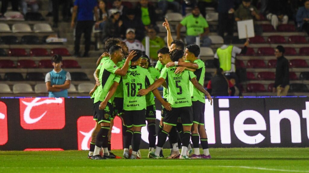 Celebración de gol de FC Juárez