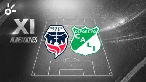 Posibles alineaciones de Fortaleza vs Deportivo Cali por Liga BetPlay Dimayor 2026-II
