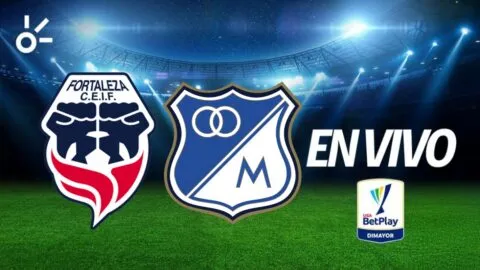 Fortaleza vs Millonarios, en vivo la Liga Betplay 2026 II: goles al momento, resultado y minuto a minuto de la fecha 14